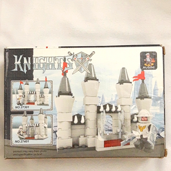 Building Bricks Set Knights Guarding Castle Mini Figures 90 Pcs Lego Compatible - Picture 2 of 12